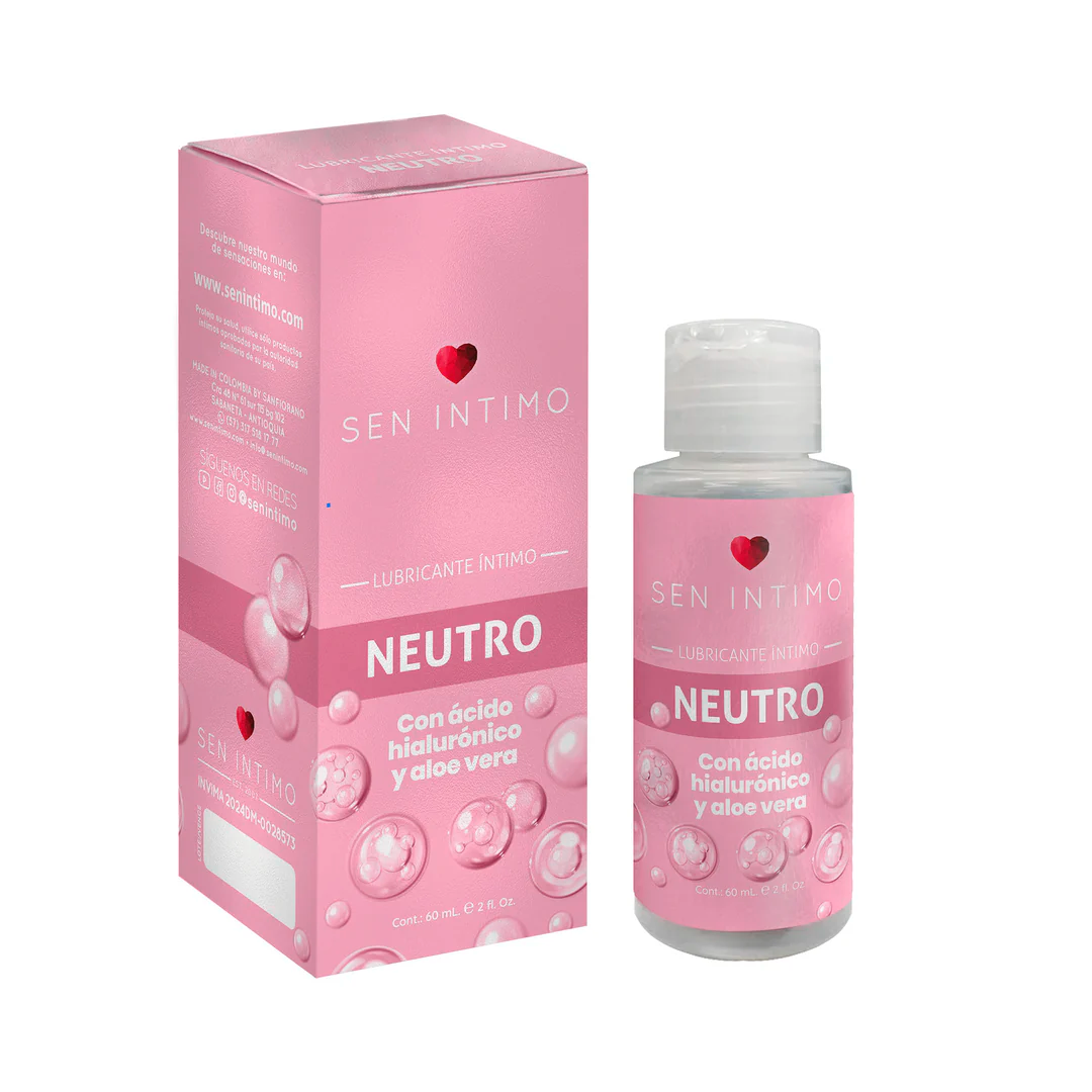 Lubricante Neutro con Ácido Hialurónico y Aloé x 60 ml