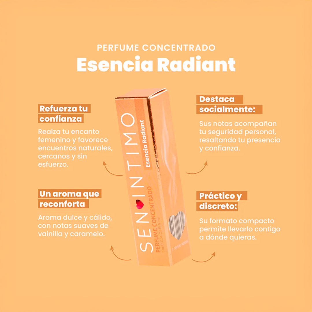 Pheromone Infused Parfum Radiant x 10 Ml Sen Intimo