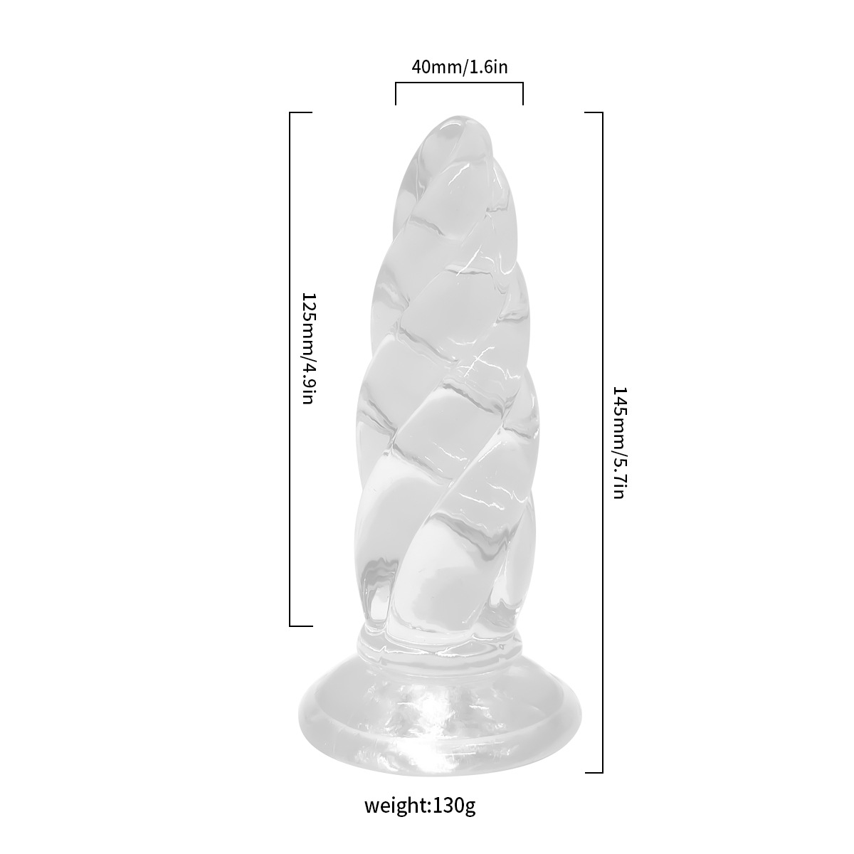 Dildo anal - Twister 2 - TPE
