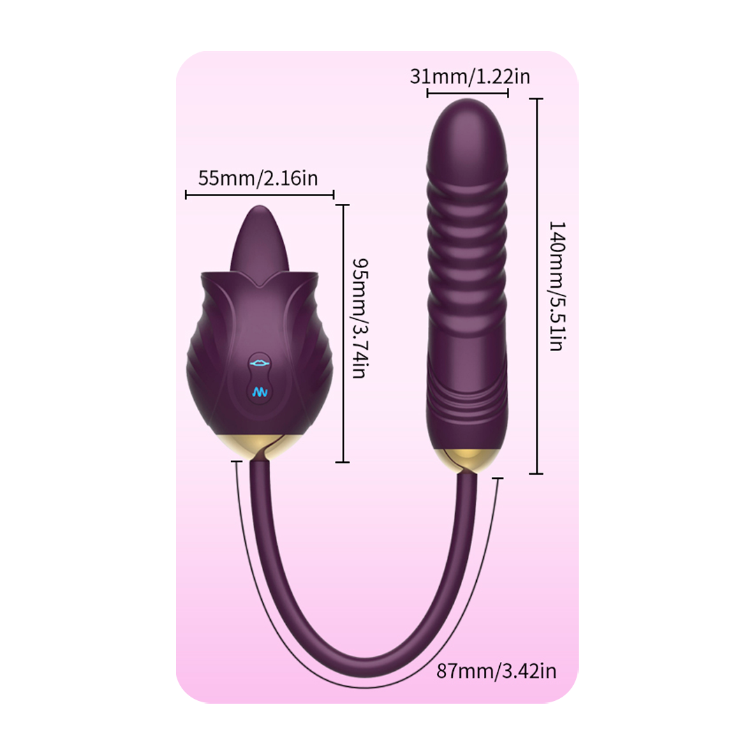 Vibrador - Rose Tongue - imagen 3 | L&H Trading