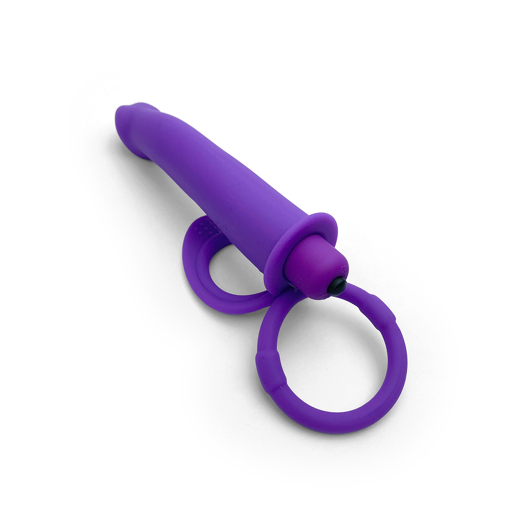 Vibrador anillo para doble penetración