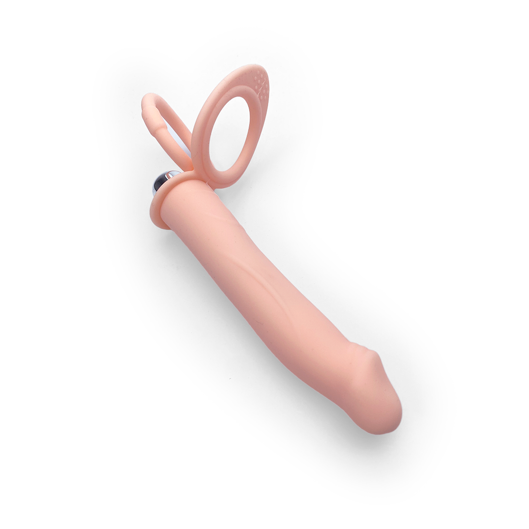 Vibrador anillo para doble penetración