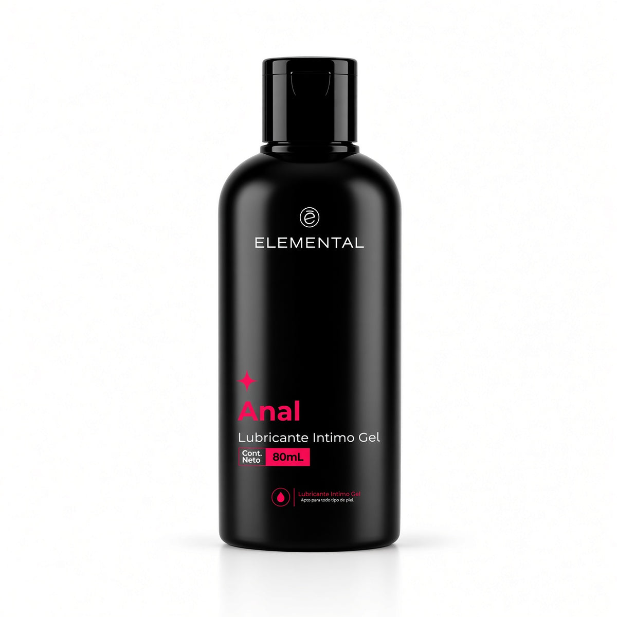 Lubricante Anal - Elemental - 80mL - 120mL - 250mL - 500mL - 1000mL